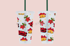 christmas starbucks 24oz cold cup tumbler wrap svg presized template for tumbler venti suitable for cutting machine or sublimation