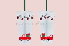 christmas starbucks 24oz cold cup tumbler wrap svg presized template for tumbler venti suitable for cutting machine or sublimation