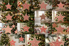 Christmas Stars SVG, Christmas Decorations Cut Files Product Image 2