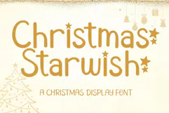 Christmas Starwish - A Christmas Display Font Product Image 1
