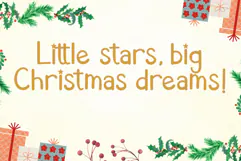 Christmas Starwish - A Christmas Display Font Product Image 4