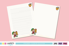 Christmas Letter Paper | Santa &amp; Elves Stationery Paper Product Image 4