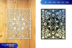 Christmas Stencil Papercut SVG Product Image 1