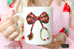 Preppy Christmas Nurse PNG Product Image 2