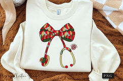Preppy Christmas Nurse PNG Product Image 3