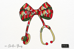 Preppy Christmas Nurse PNG Product Image 4