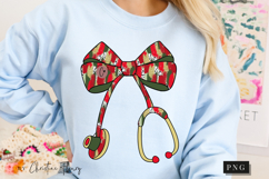 Preppy Christmas Nurse PNG Product Image 8