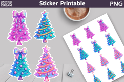 Iridescent Christmas Sticker Bundle | Christmas Characters Product Image 4