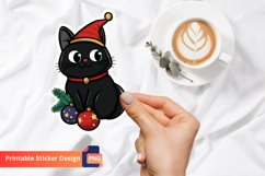 Christmas Sticker, Festive Christmas Sticker Product Image 1