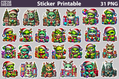Christmas Sticker Bundle | Christmas Animals Sticker Product Image 3