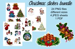 bundle of christmas themed stickers for different crafts