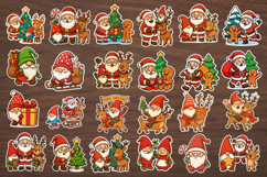 Christmas sticker design Bundle, Funny gnome sticker design Product Image 1