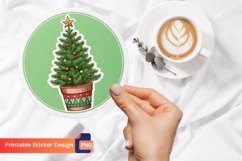 Christmas Tree Sticker, Christmas Wall Art, Christmas Decal Product Image 1