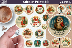 Christmas Sticker Bundle | Christmas Animals Sticker Product Image 14