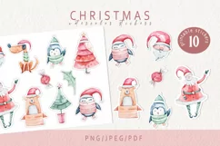 Christmas printable stickers- for Cricut and Silhouette Product Image 2