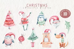 Christmas printable stickers- for Cricut and Silhouette Product Image 3