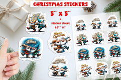 Christmas stickers,Fairy gnomes best friends print and cut Product Image 1