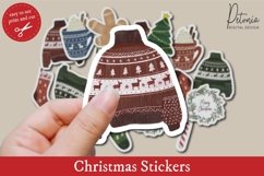 Christmas Sticker Bundle | Print an Cut Product Image 2