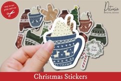 Christmas Sticker Bundle | Print an Cut Product Image 3