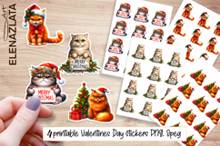 Cute christmas bird Stickers | Christmas Stickers Product Image 1