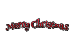 Christmas sticker lettering typography text design Product Image 1