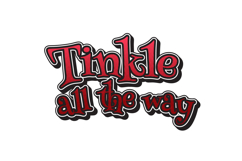 Christmas sticker lettering typography text vector Product Image 1