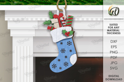 Christmas Stockings Bundle Laser Cut. Christmas Decor SVG Product Image 10