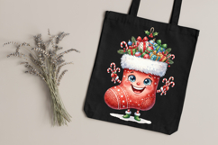 Christmas Stocking Filled with Gifts PNG Clipart Bundle Product Image 3