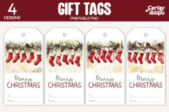 christmas stockings gift tags