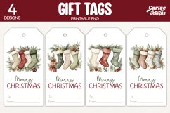 christmas stockings gift tags