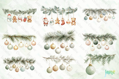 Christmas String Sublimation Clipart Bundle Product Image 6