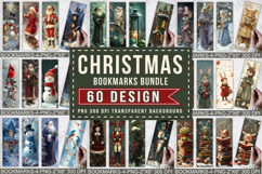 Christmas Sublimation Bookmarks Bundle | Bookmarks Printable Product Image 1