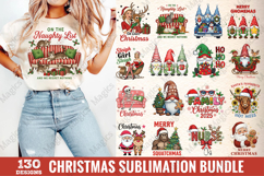Christmas Sublimation Bundle | 130 Christmas PNG Designs Product Image 1