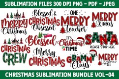 Christmas Sublimation Bundle - High-Quality 300 DPI Product Image 2