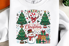 Christmas Sublimation Design, Typography T shirt Design Product Image 2