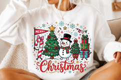 Christmas Sublimation Design, Typography T shirt Design Product Image 3