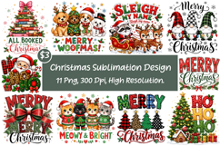 Christmas Sublimation Design, Funny Sublimation PNG Product Image 1
