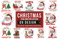 Funny Christmas Sublimation Designs, Christmas sublimation Product Image 1