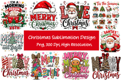 Christmas Sublimation Design, Funny Sublimation PNG Product Image 1