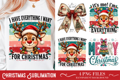 Christmas Sublimation Design, Funny Sublimation PNG Product Image 1