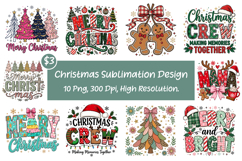 Christmas Sublimation Design, Funny Sublimation PNG Product Image 1