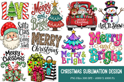 Christmas Sublimation Designs, Christmas sublimation Product Image 1