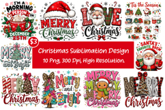 Christmas Sublimation Design, Funny Sublimation PNG Product Image 1