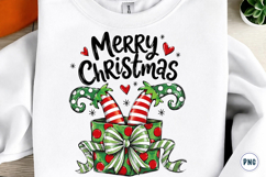Christmas Sublimation Design Hand Drawn PNG Product Image 1