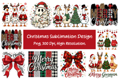 Christmas Sublimation Design, Spooky Design Product Image 1