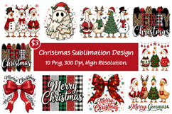 Christmas Sublimation Design, Spooky Design Product Image 1
