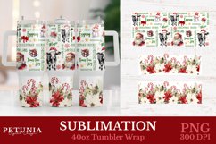 png tumbler design being used as a Christmas 40oz tumbler wrap print