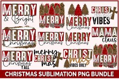 Christmas Sublimation PNG Bundle - High-Quality 300 DPI Product Image 1