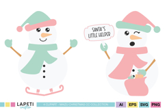 Cute Snowman Holiday Graphics