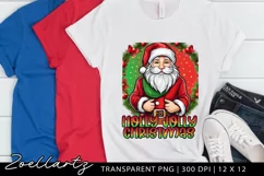 Merry Christmas PNG Christmas Sublimation T-shirt Mug Design Product Image 1